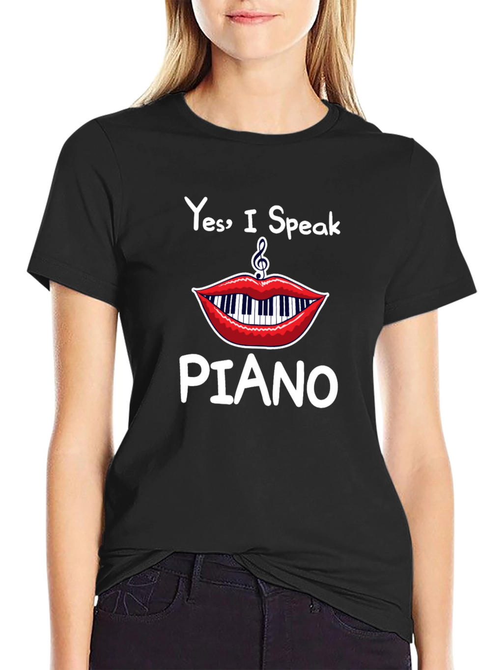 Yes I Speak Piano T-Shirt - Musician Apparel