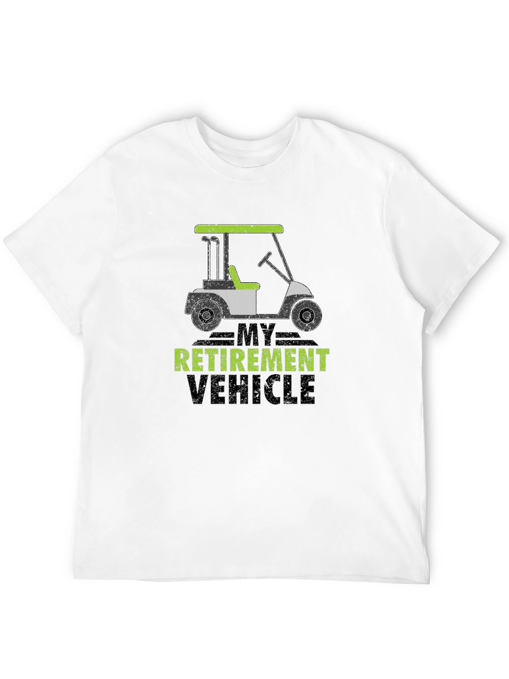 Retirement Vehicle Graphic Tee - Golf Cart T-Shirt