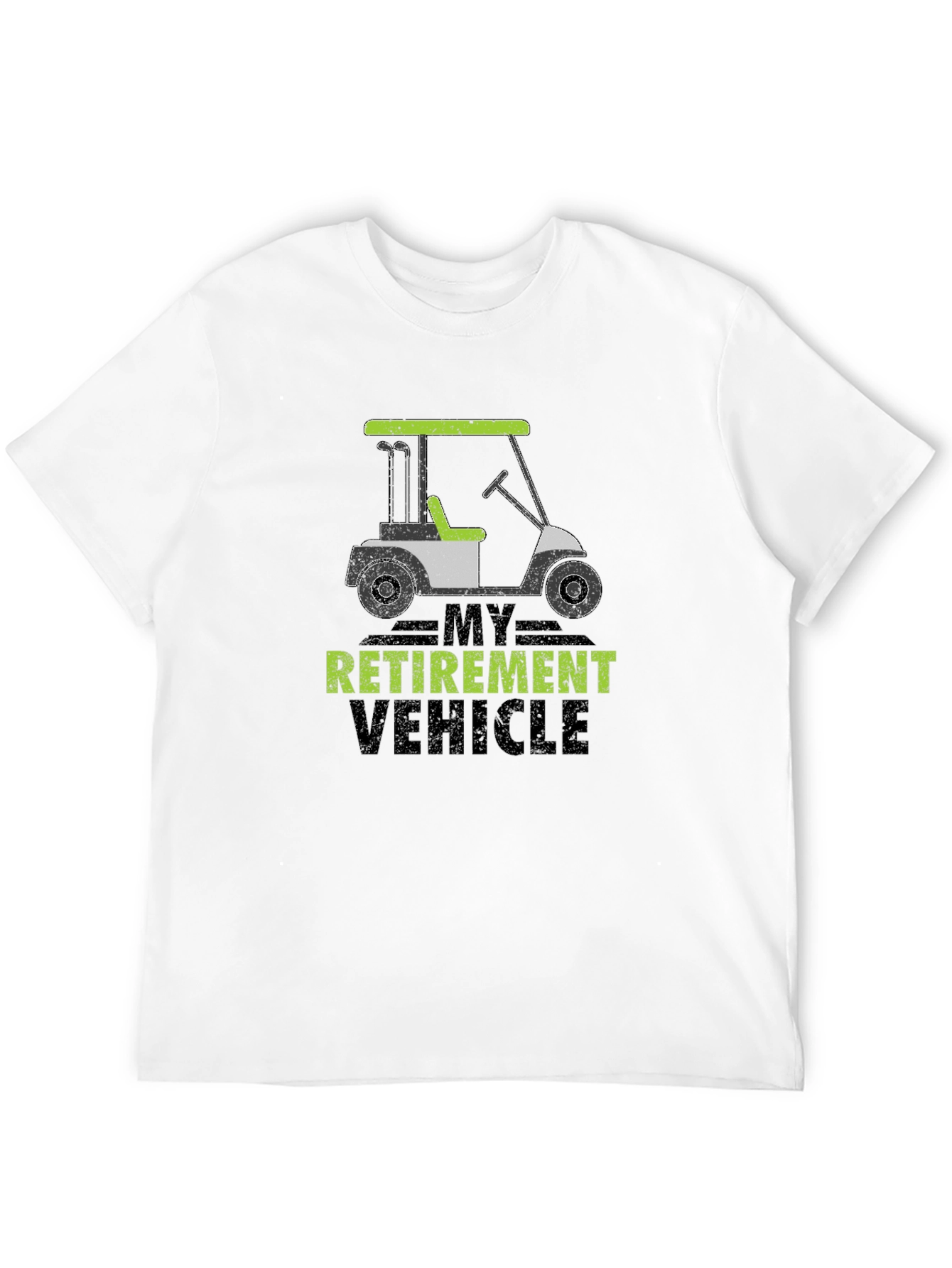 Retirement Vehicle Graphic Tee - Golf Cart T-Shirt