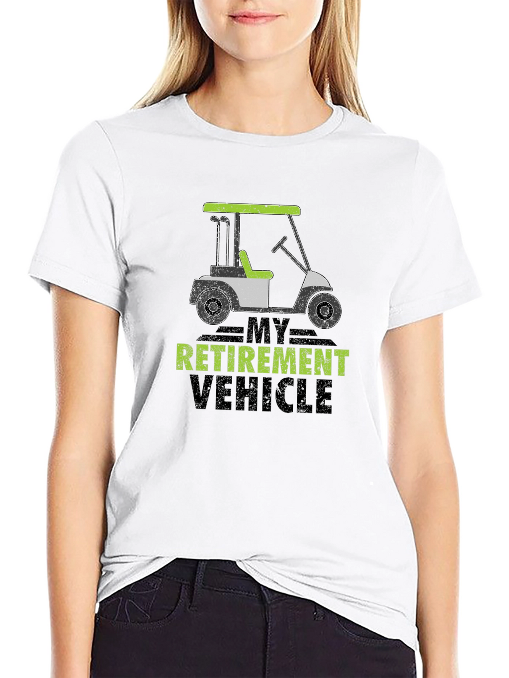 Retirement Vehicle Graphic Tee - Golf Cart T-Shirt