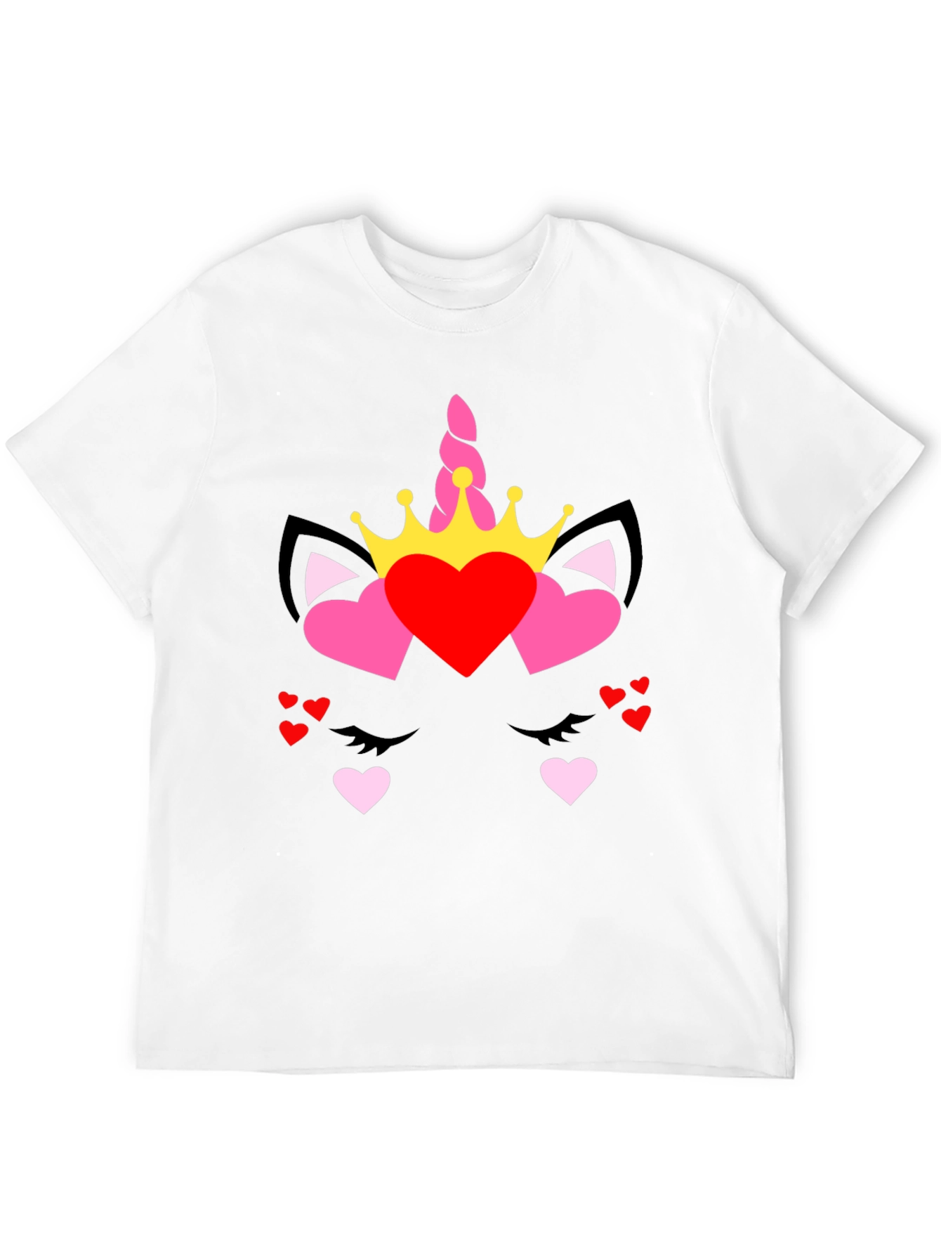 Unicorn Heart Valentines T-Shirt