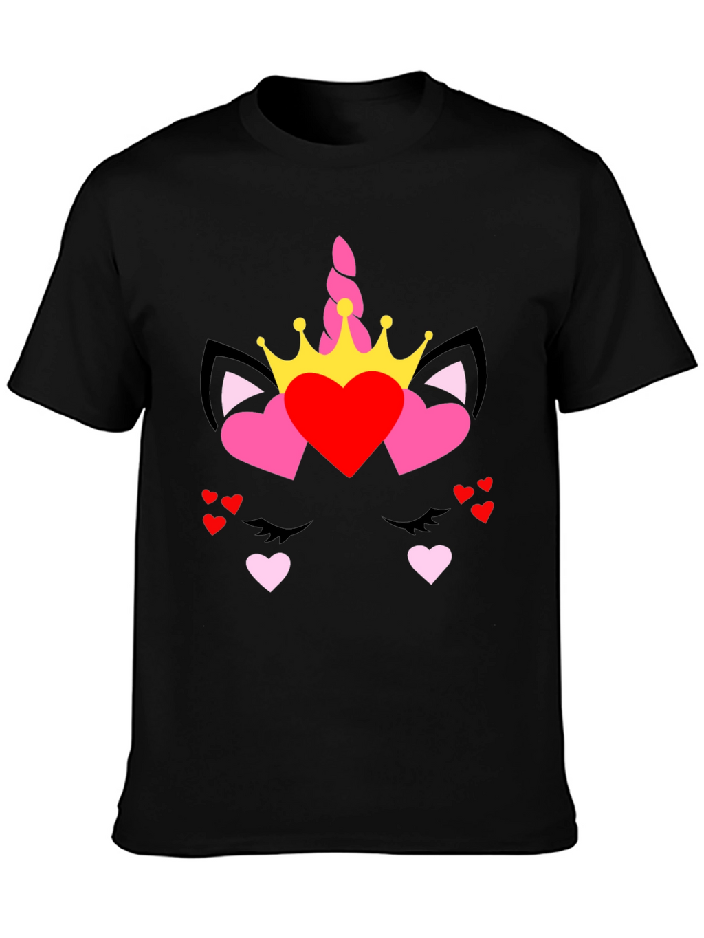 Unicorn Heart Valentines T-Shirt