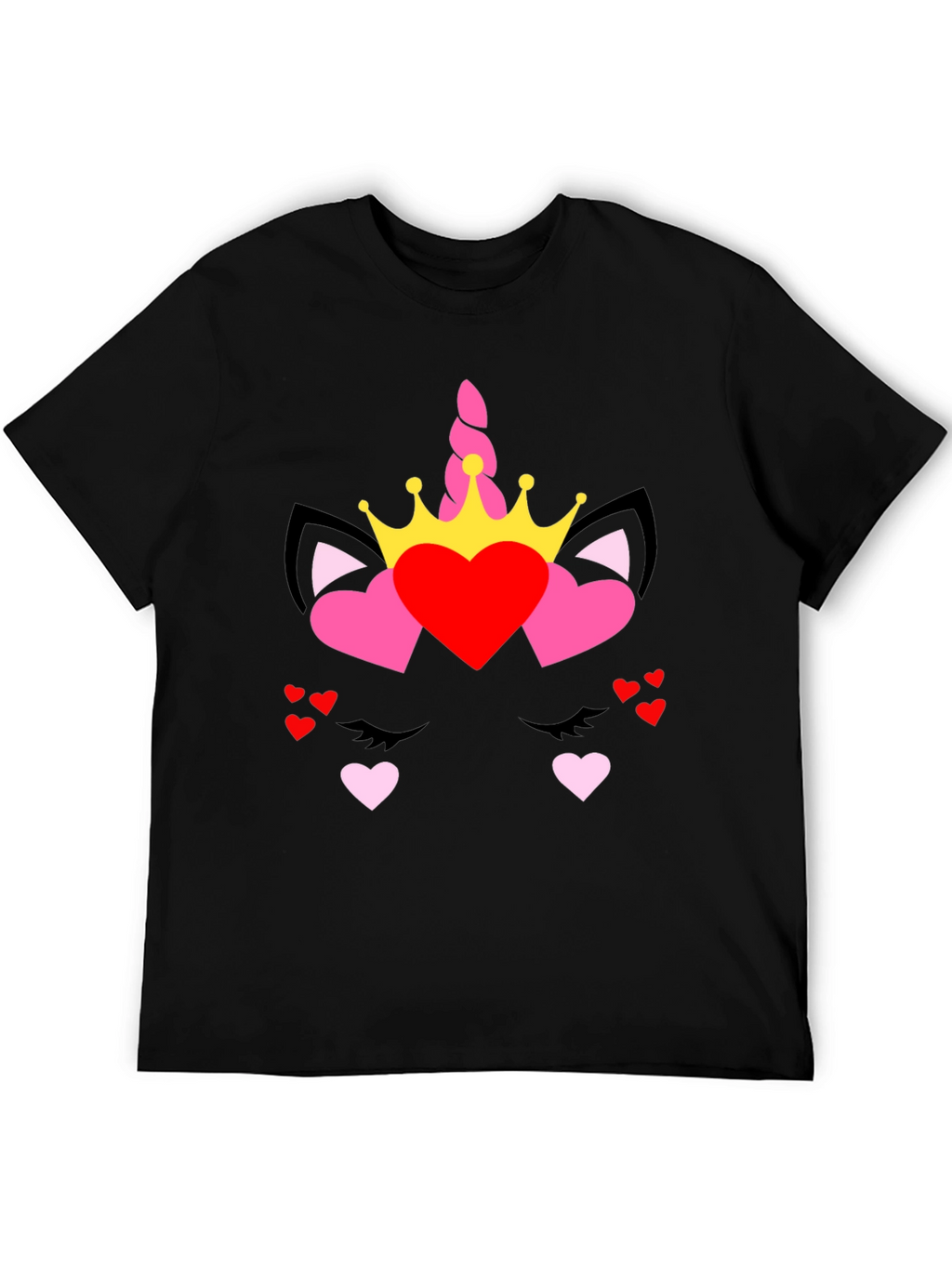 Unicorn Heart Valentines T-Shirt