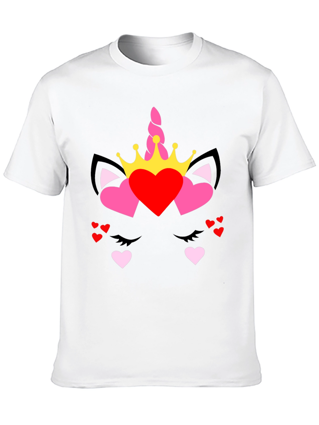 Unicorn Heart Valentines T-Shirt