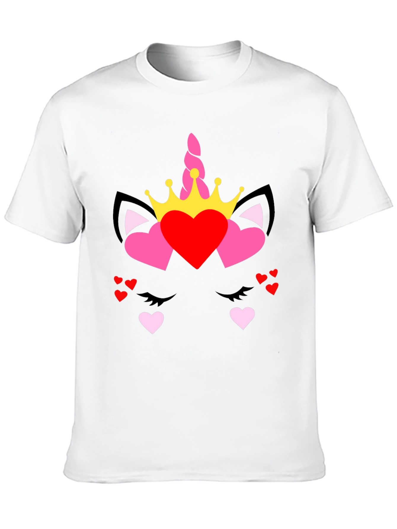 Unicorn Heart Valentines T-Shirt