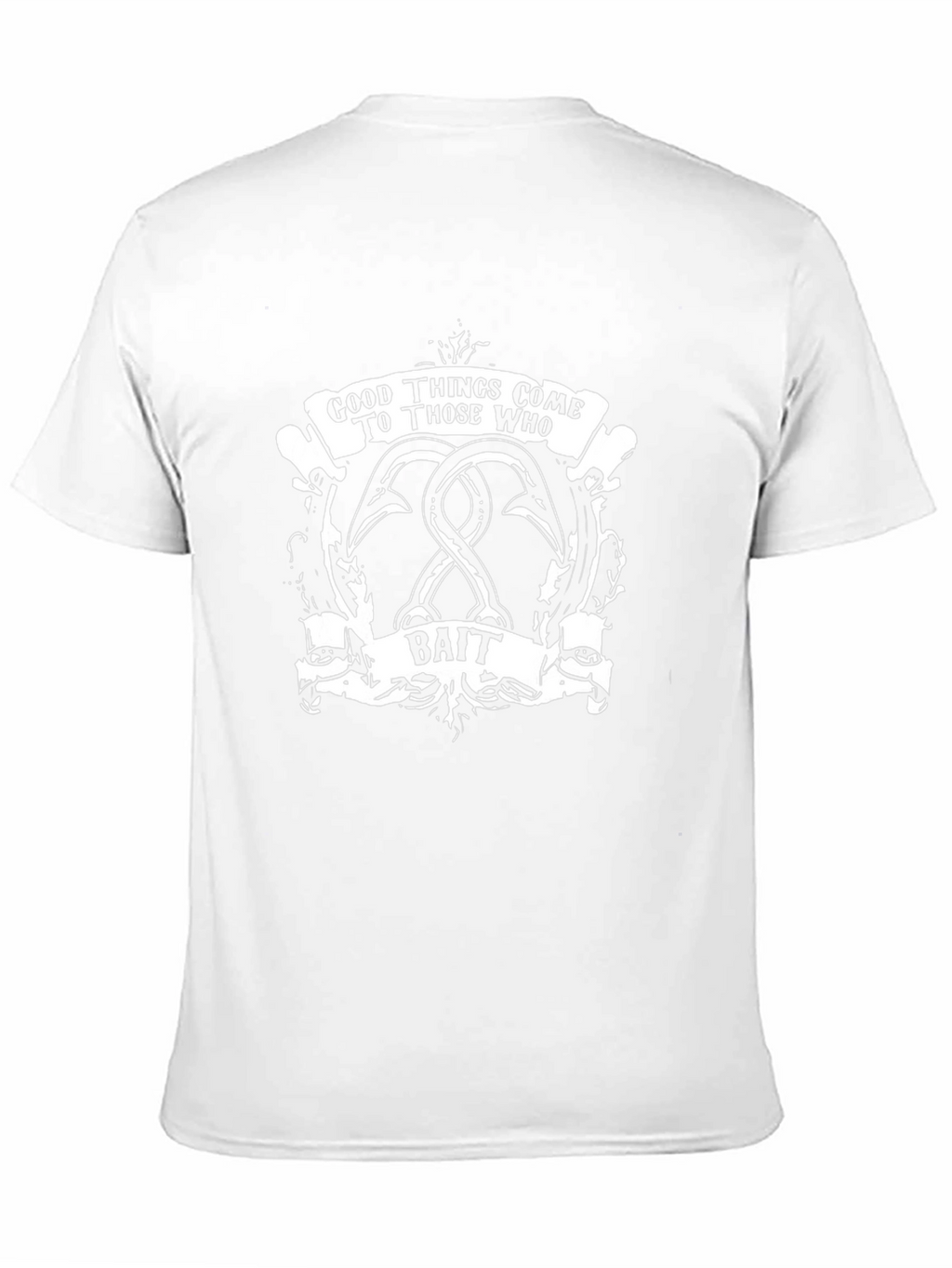Fishing Hook Black T-Shirt - Good Things Bait Tee