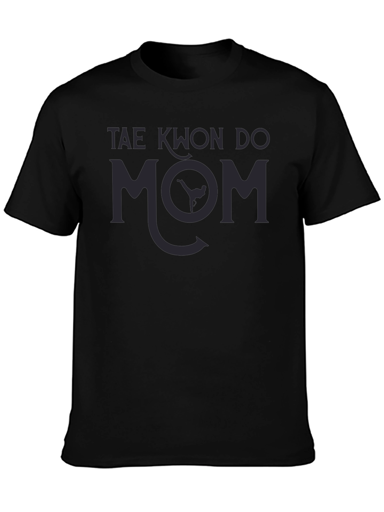 Tae Kwon Do Mom Black T-Shirt