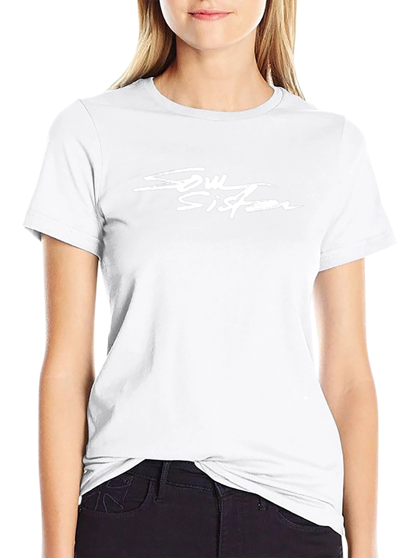 Soul Sister Graphic Black Tee - Premium Soft Style