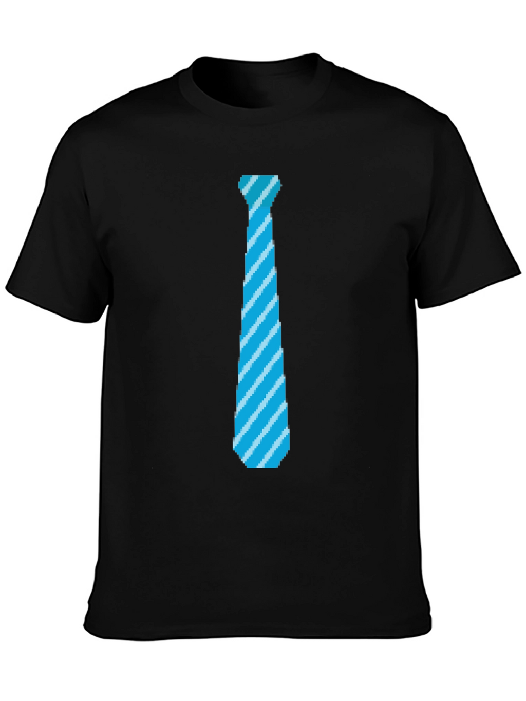 Pixel Tie Graphic T-Shirt - Fun Retro Design