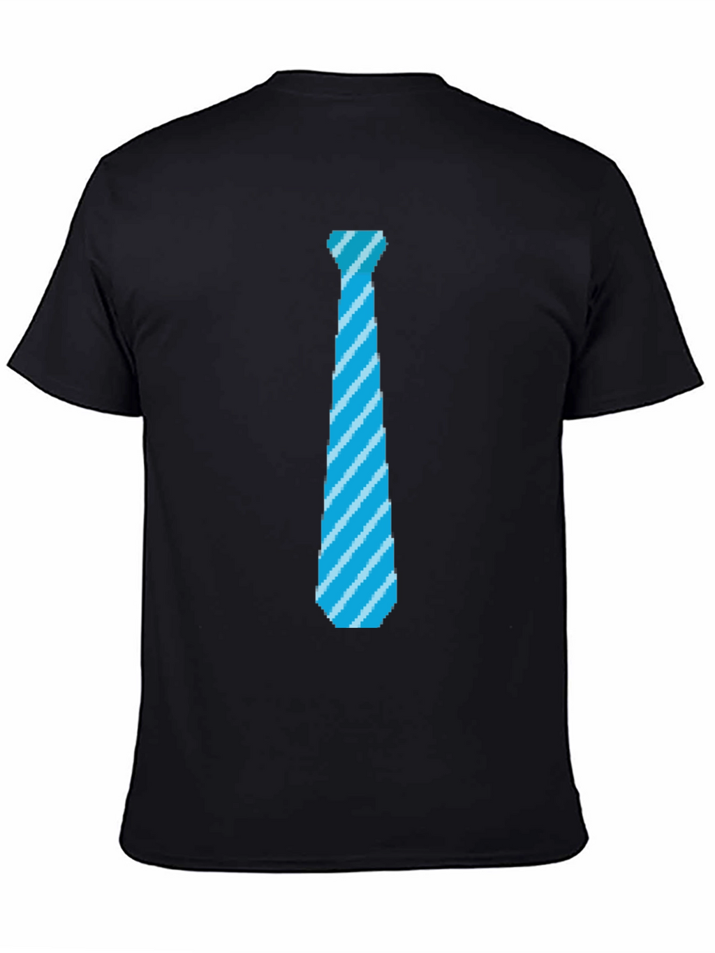 Pixel Tie Graphic T-Shirt - Fun Retro Design