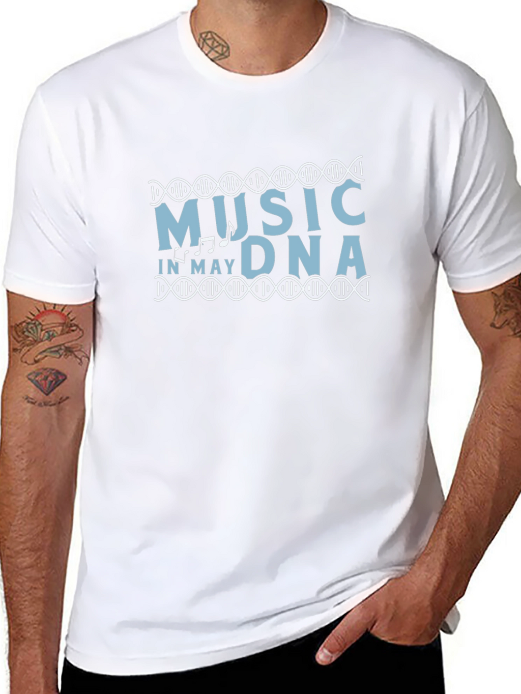 Music DNA T-Shirt - Musician Style