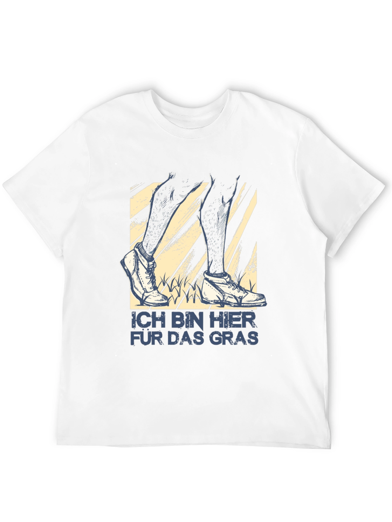 Ich Bin Hier Für Das Gras T-Shirt