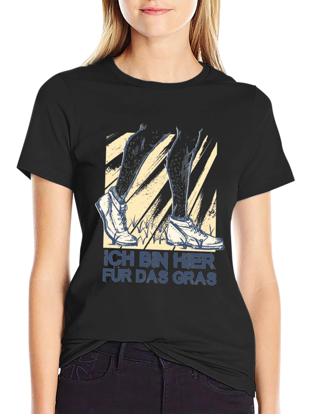 Ich Bin Hier Für Das Gras T-Shirt