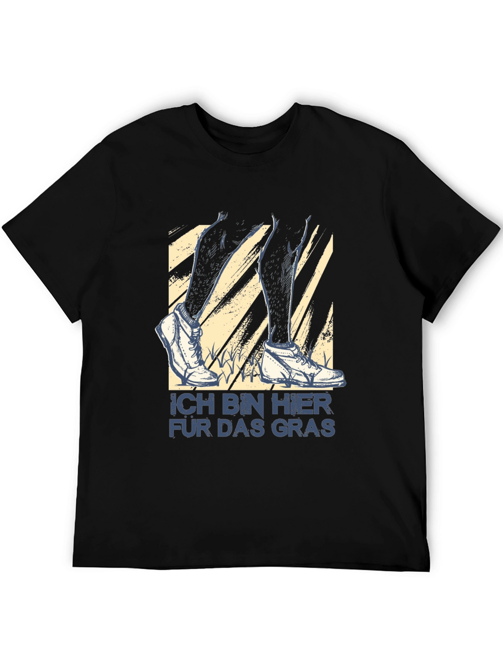 Ich Bin Hier Für Das Gras T-Shirt
