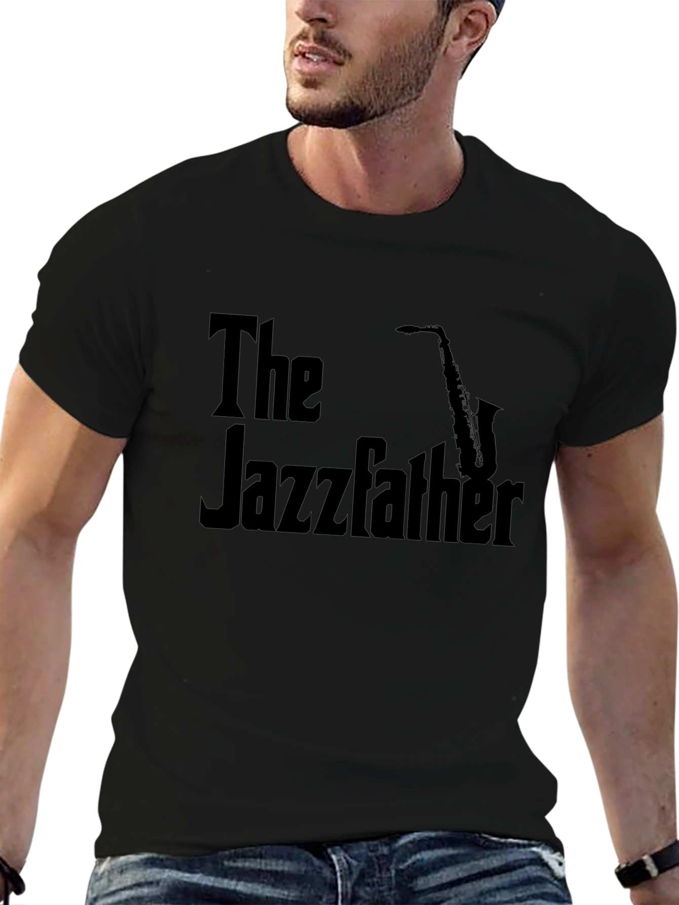 The Jazzfather Black T-Shirt - Music Inspired Tee