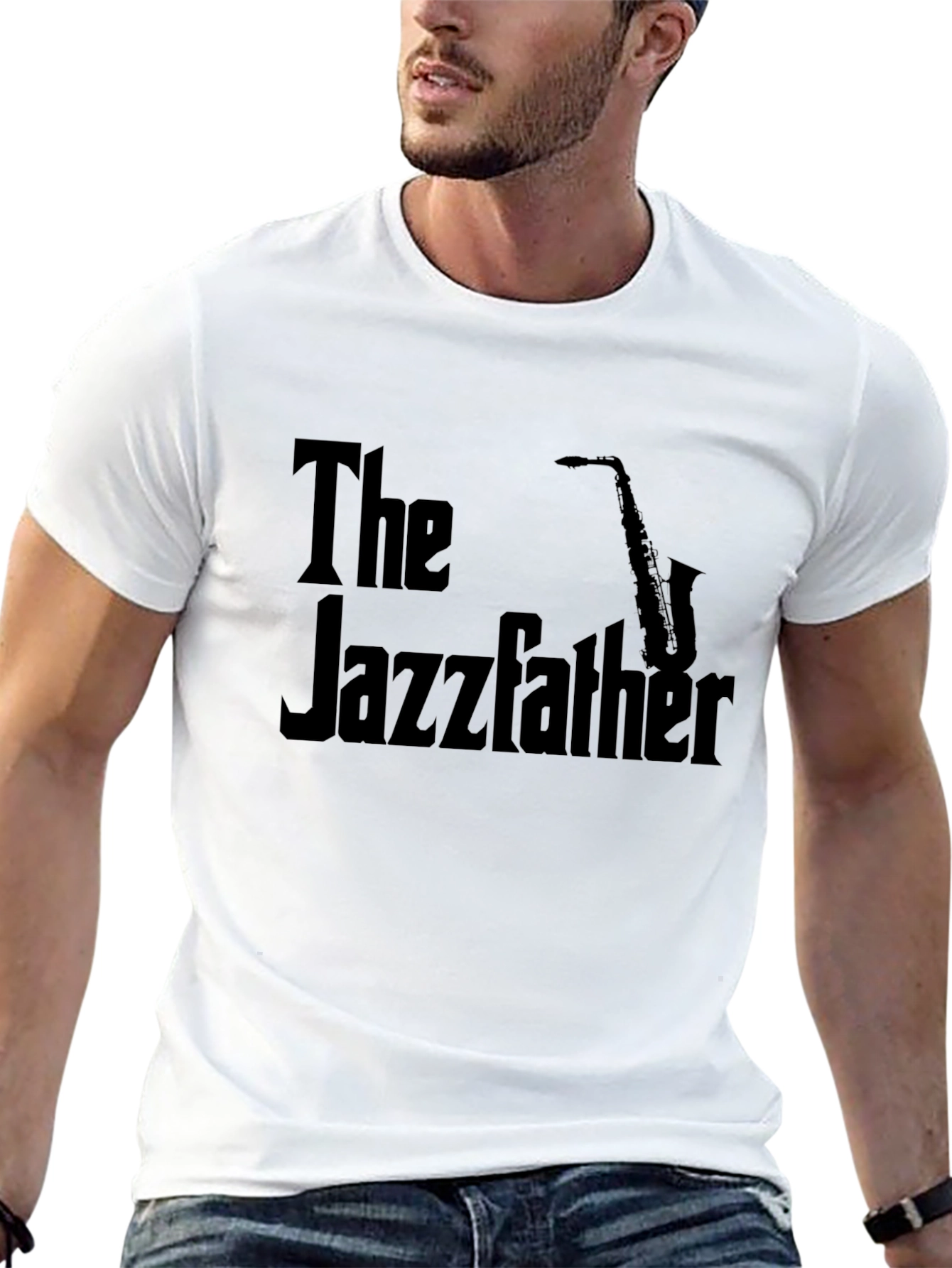 The Jazzfather Black T-Shirt - Music Inspired Tee