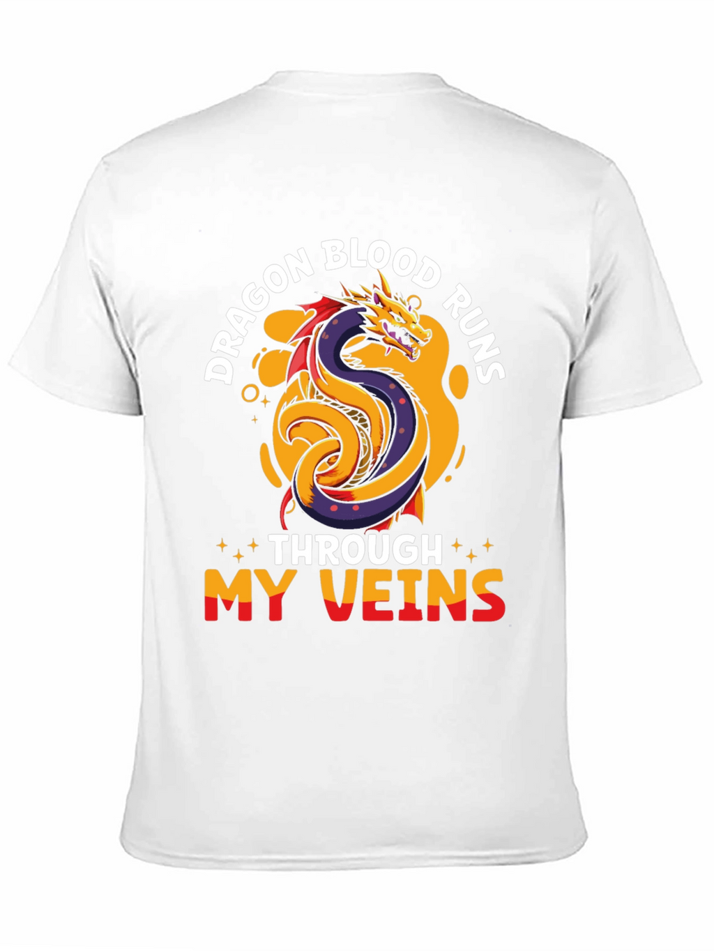 Dragon Blood Runs Through My Veins Graphic T-Shirt