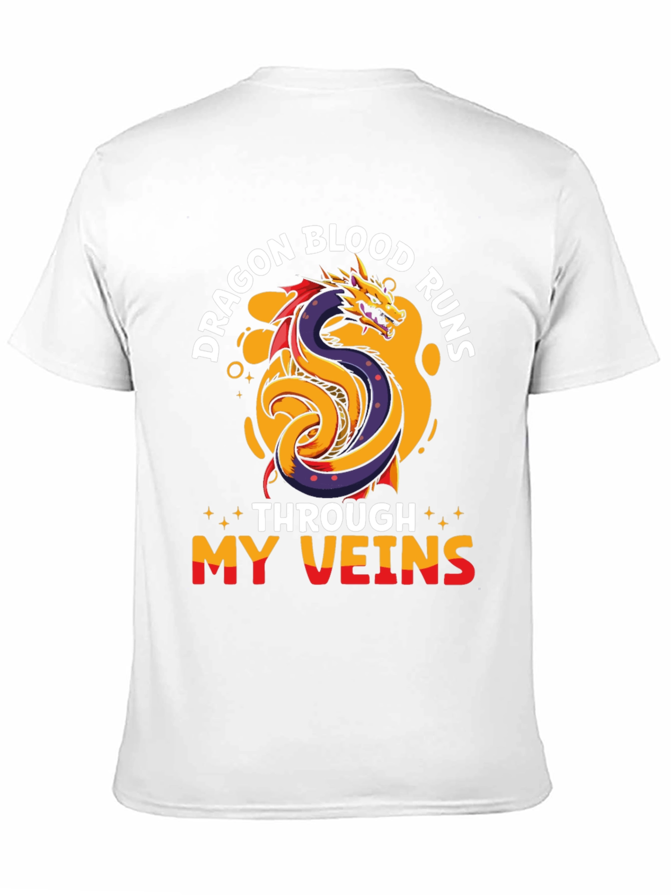 Dragon Blood Runs Through My Veins Graphic T-Shirt