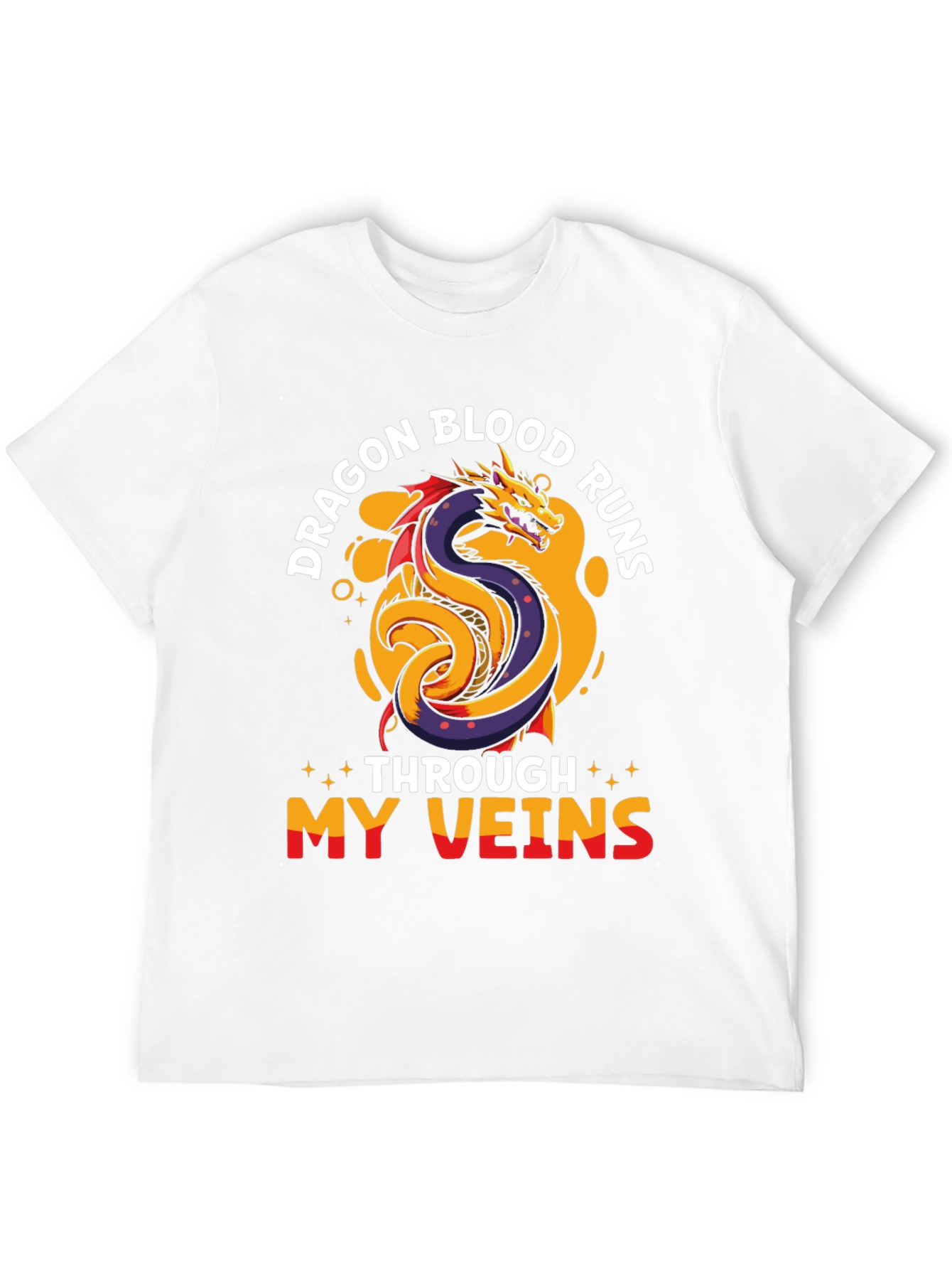 Dragon Blood Runs Through My Veins Graphic T-Shirt