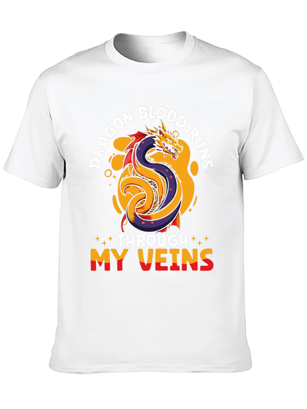 Dragon Blood Runs Through My Veins Graphic T-Shirt