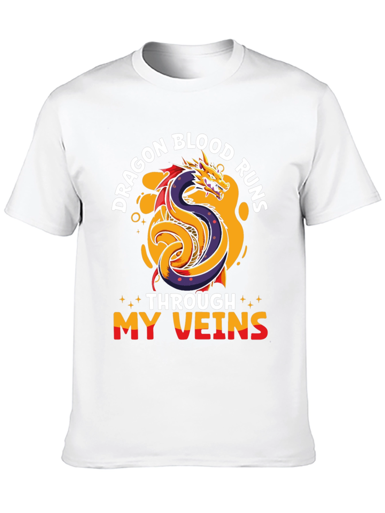 Dragon Blood Runs Through My Veins Graphic T-Shirt