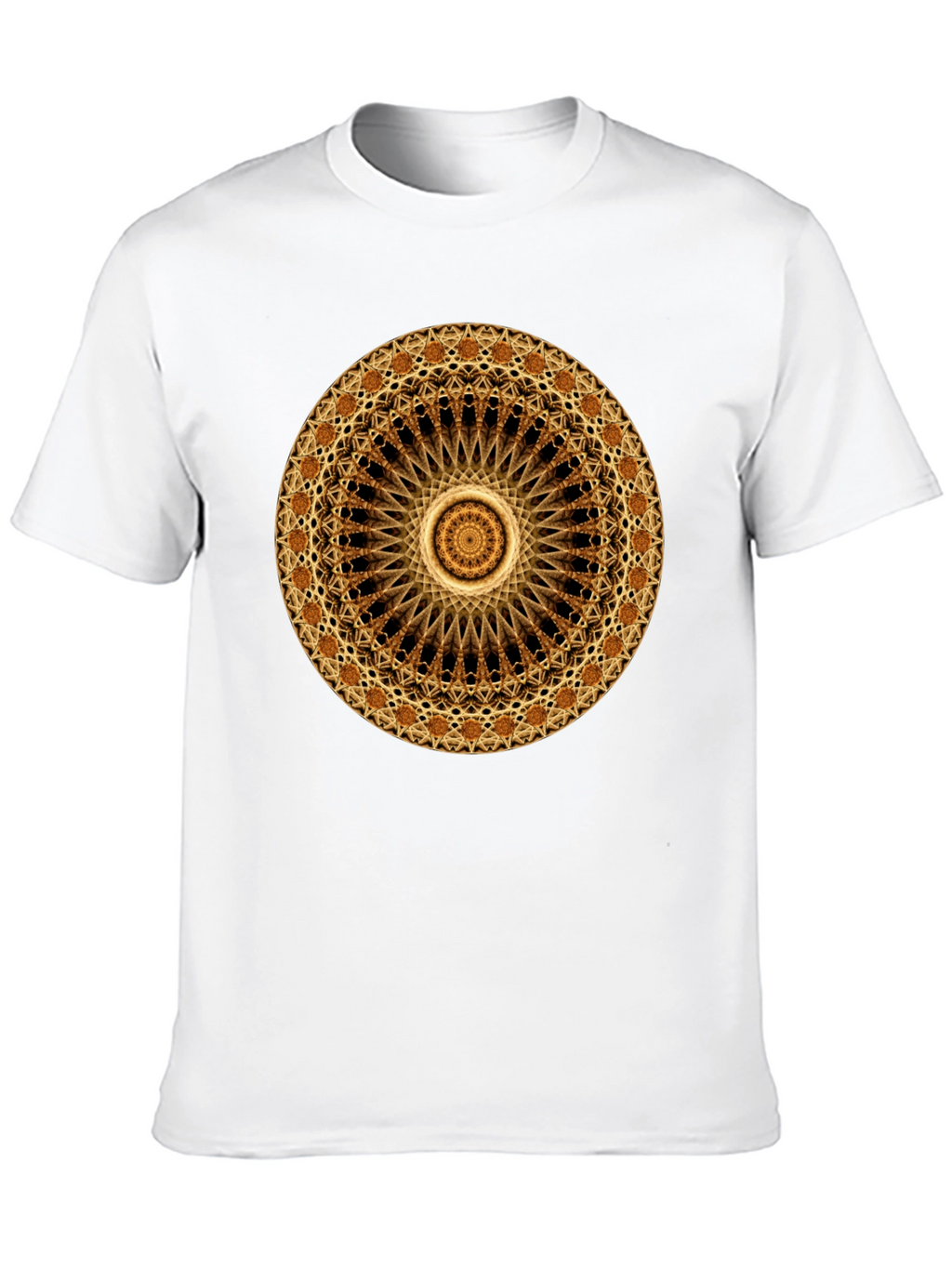 Mandala Graphic Print Black T-Shirt