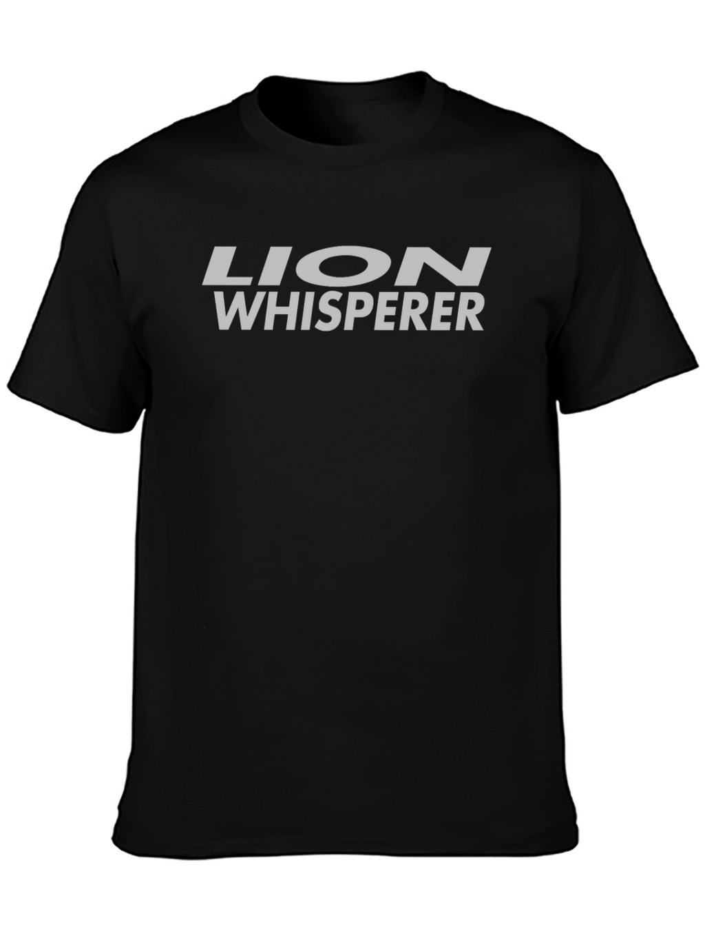Lion Whisperer Graphic T-Shirt - Black