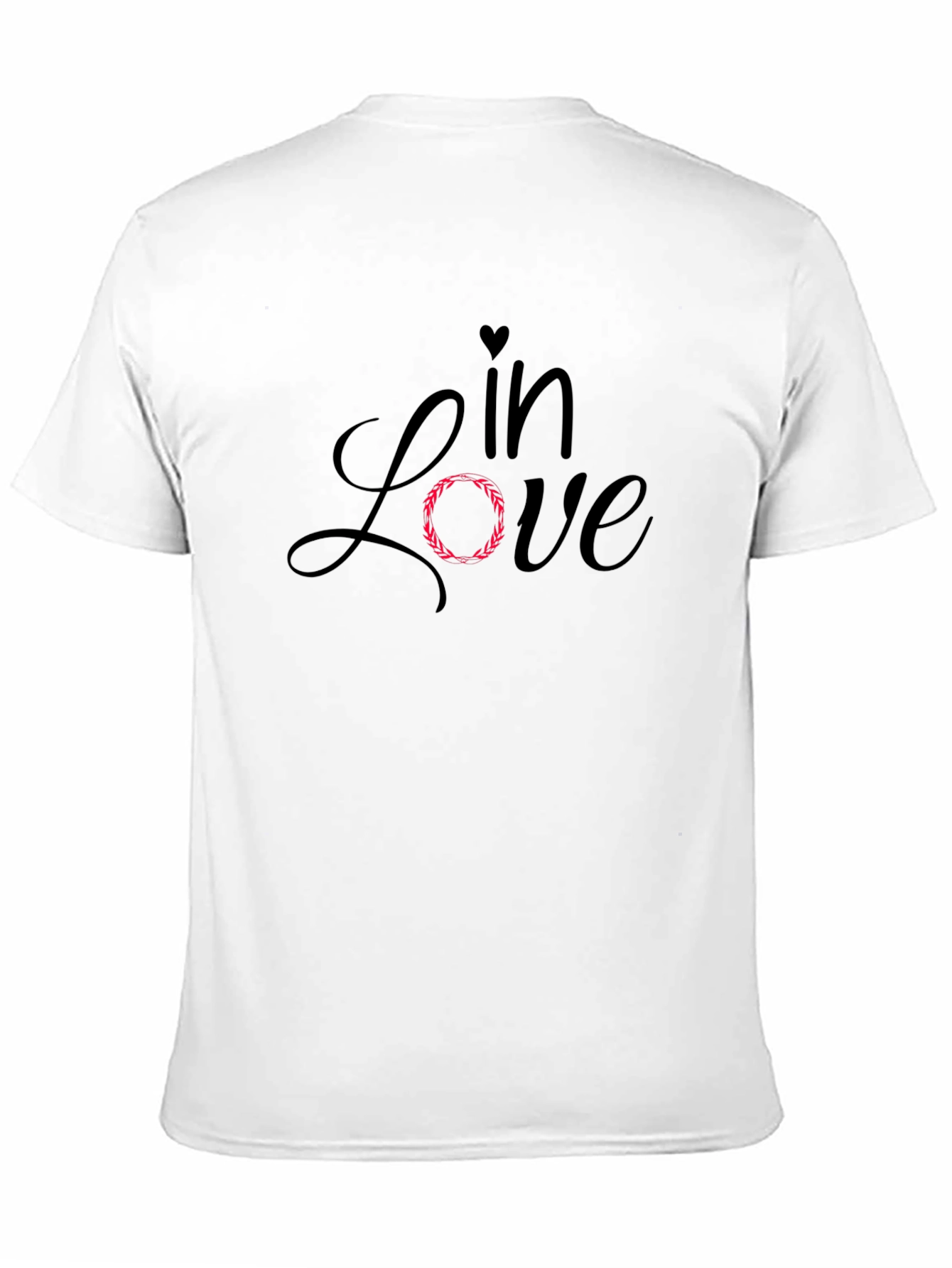 In Love Graphic Tee - Black Unisex Casual Shirt
