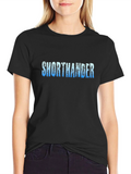 Shorthander Graphic Black Tee