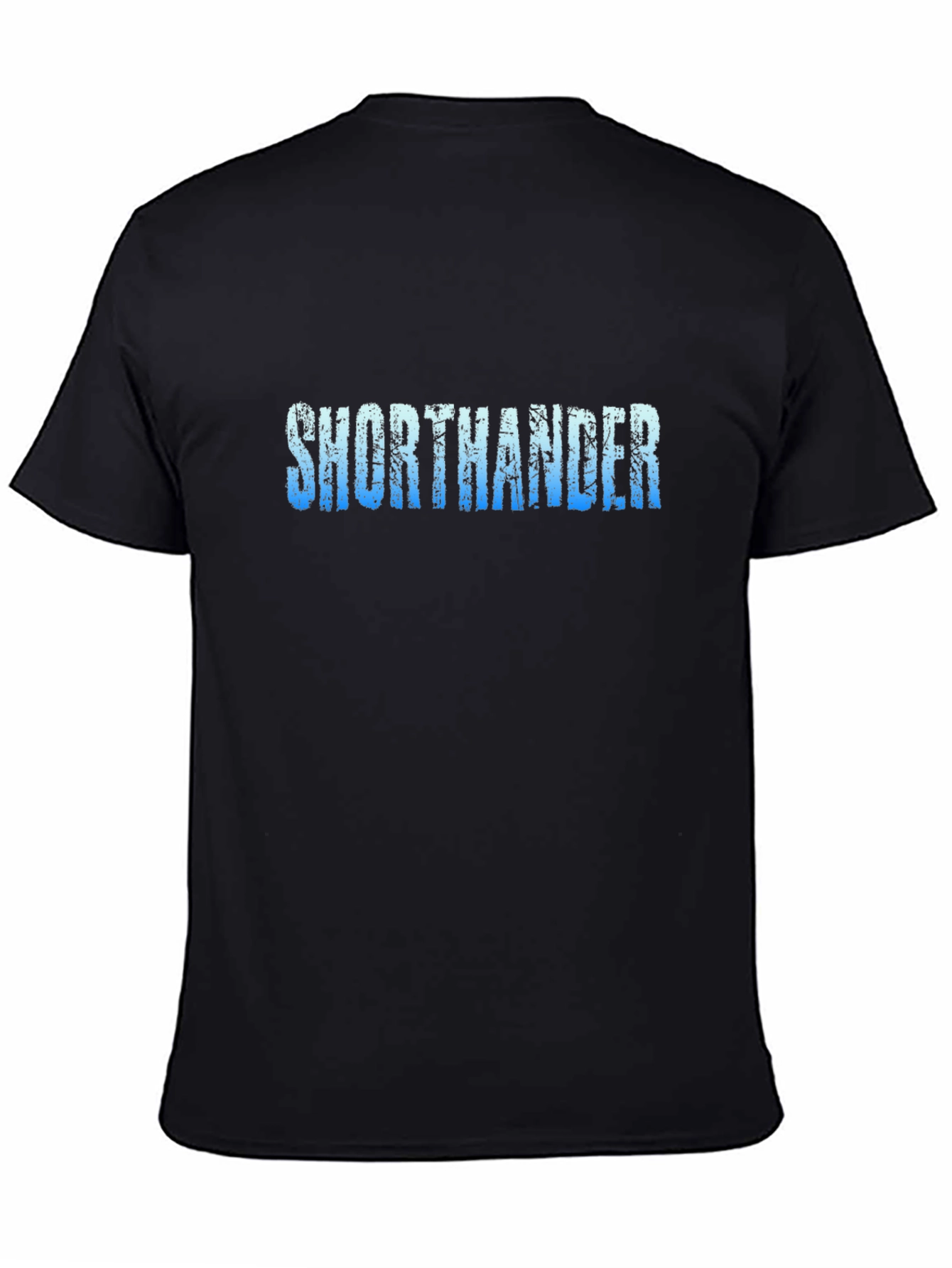Shorthander Graphic Black Tee