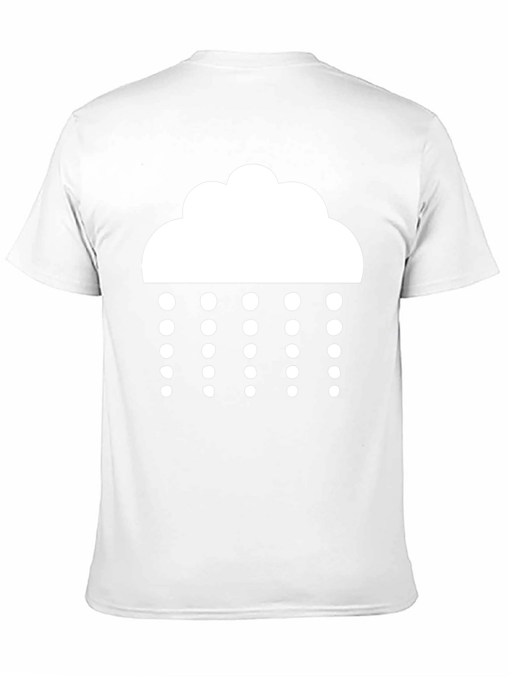 Rainy Day Black T-Shirt - Weather Icon Tee
