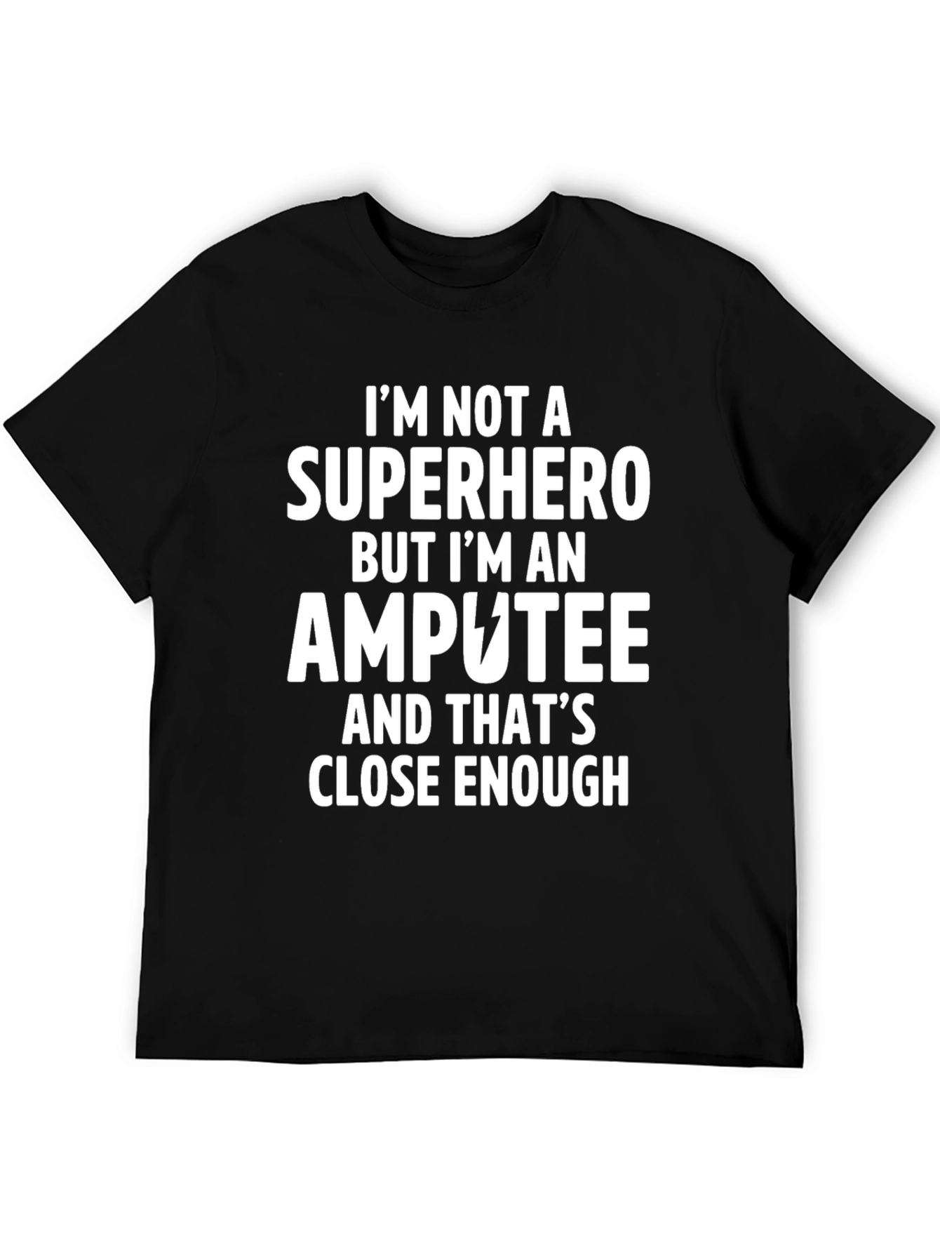 Amputee Superhero Graphic T-Shirt