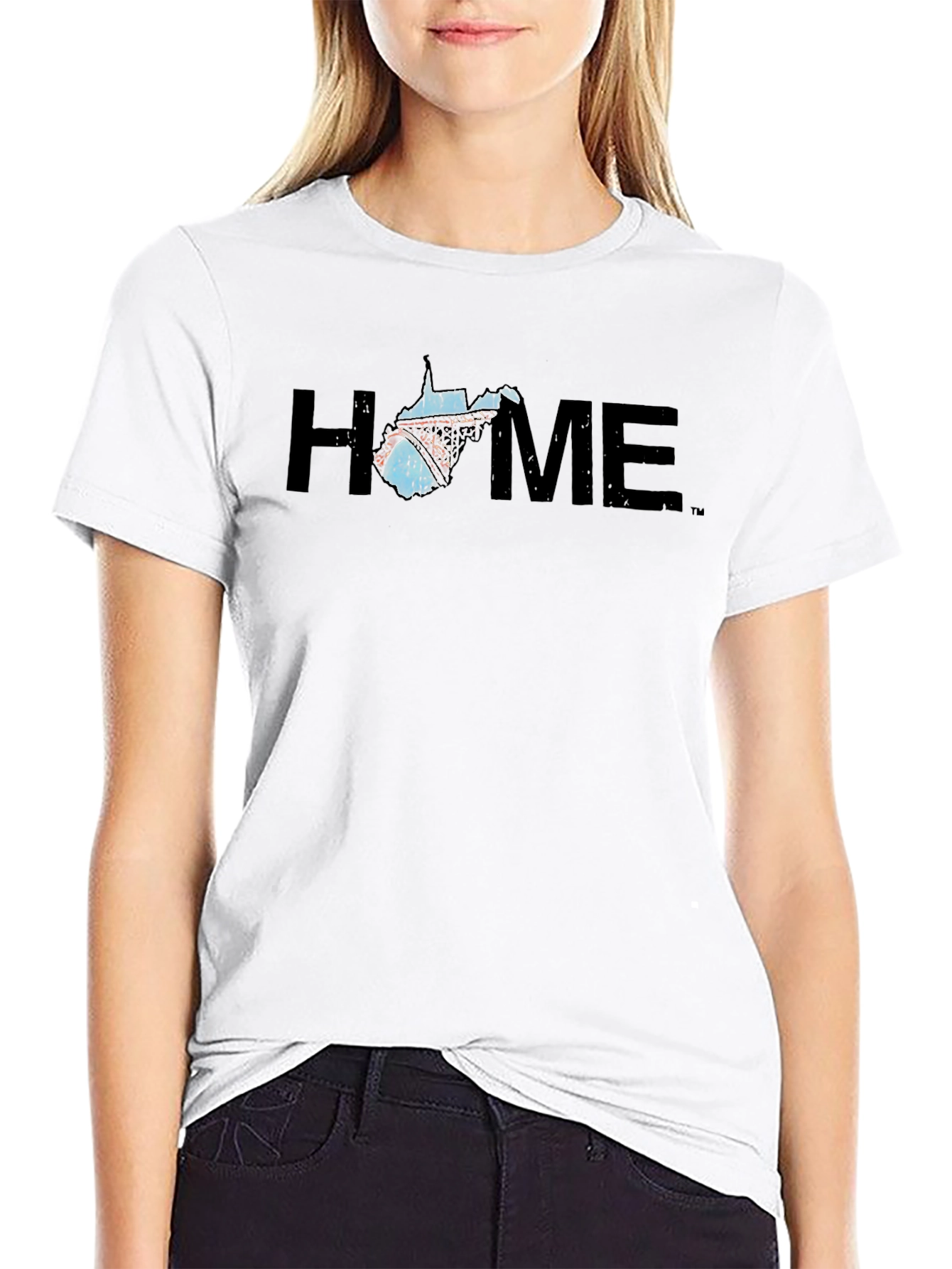 West Virginia State Pride Home Graphic Tee
