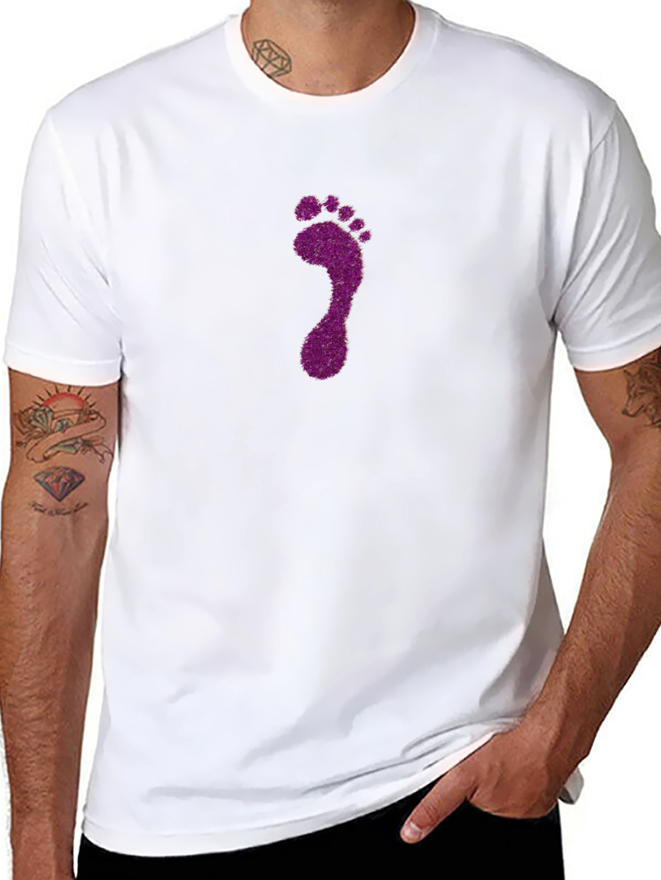 Sparkly Footprint T-Shirt