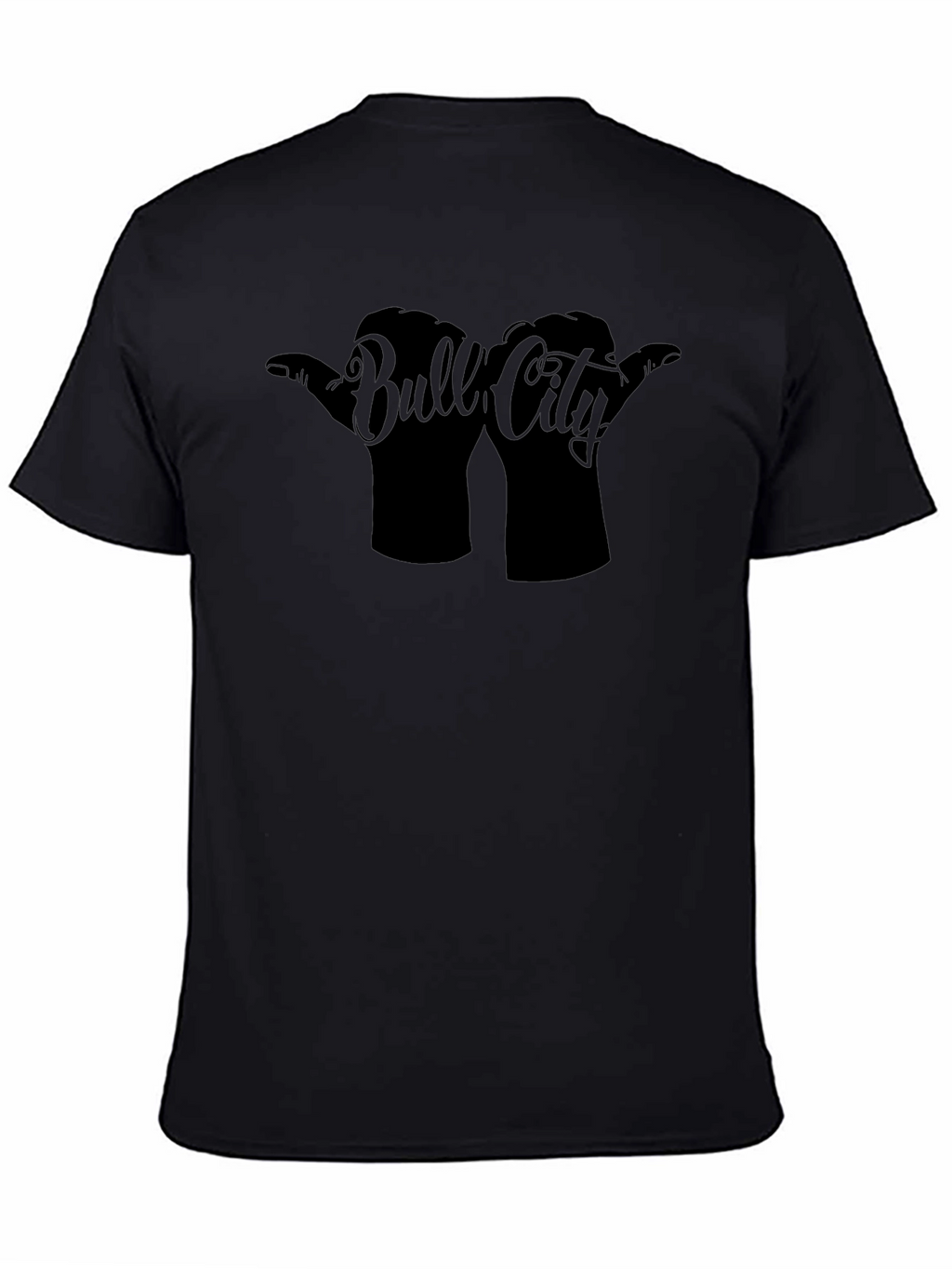 Bull City Graphic Tee - Black Cotton Shirt