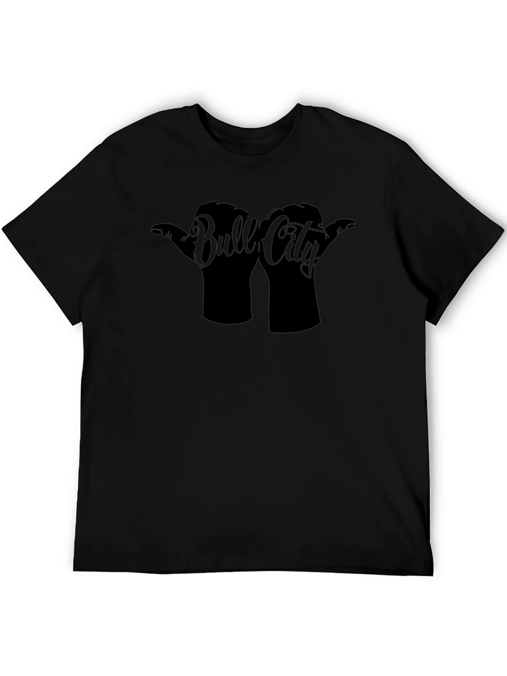 Bull City Graphic Tee - Black Cotton Shirt