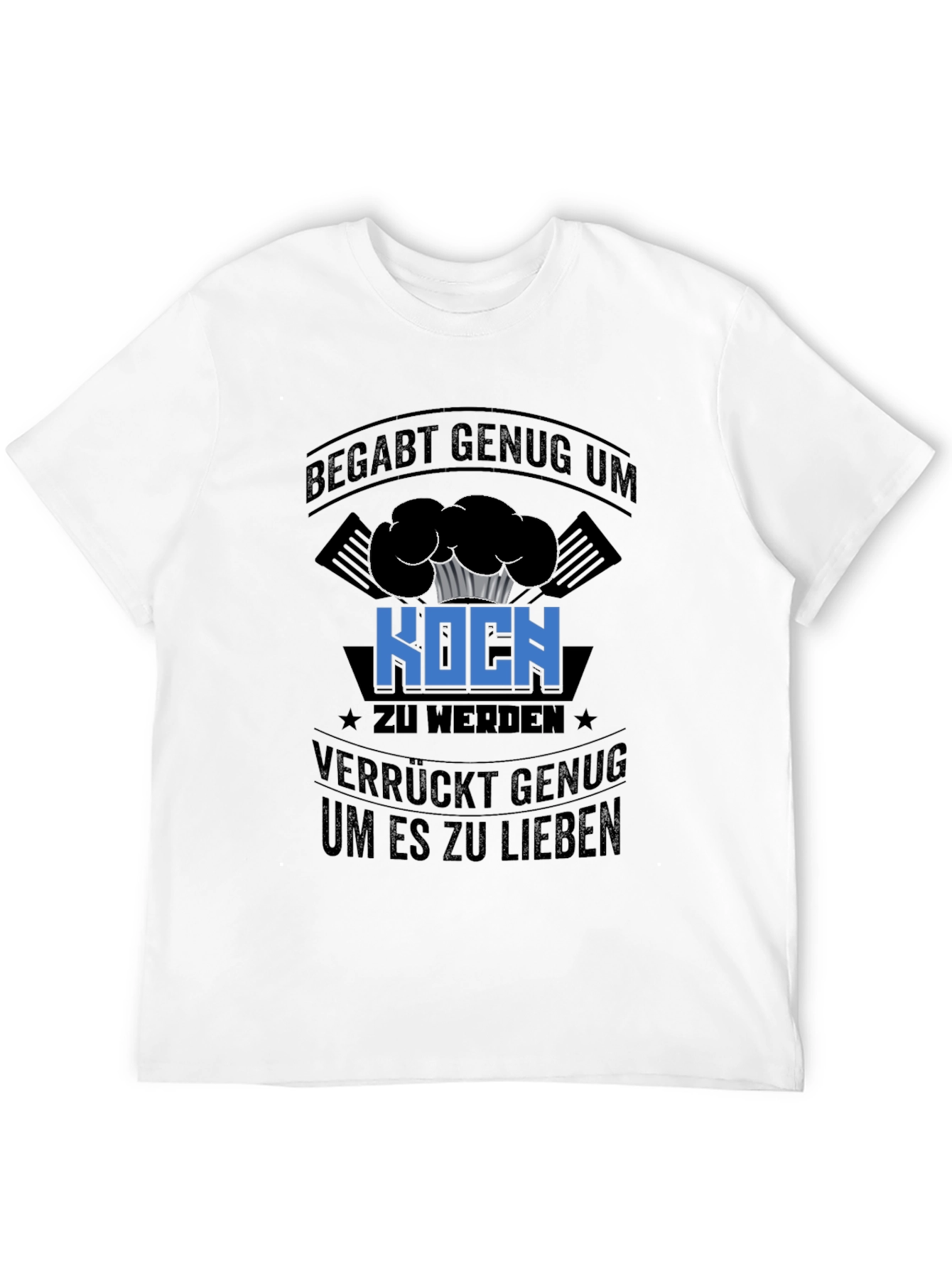 Funny Cook T-Shirt - Talented and Crazy Chef