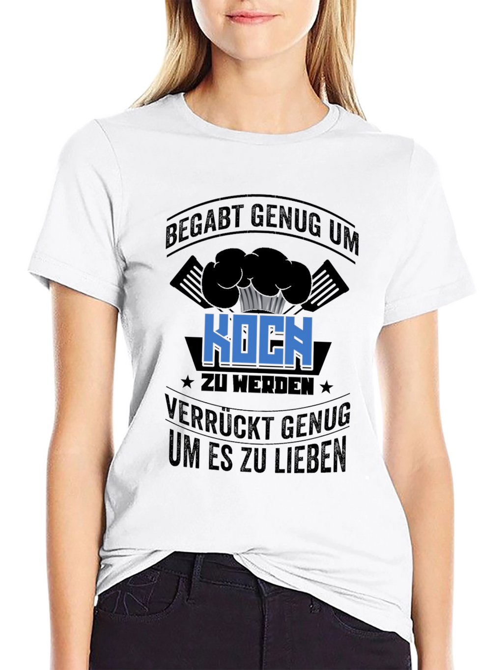 Funny Cook T-Shirt - Talented and Crazy Chef