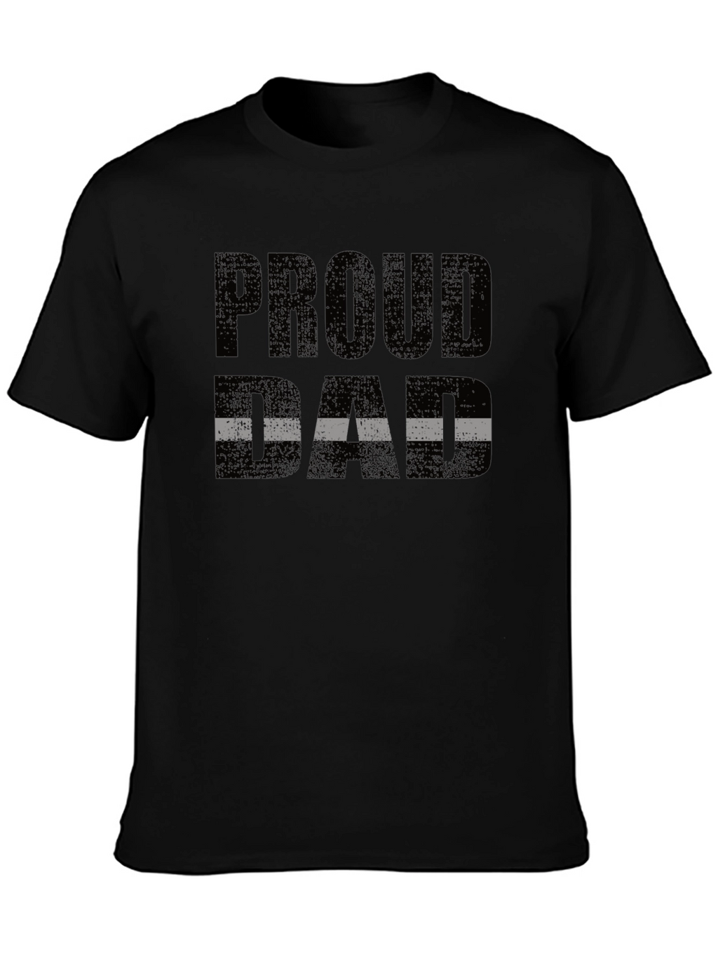 Proud Dad T-Shirt - Black Graphic Tee