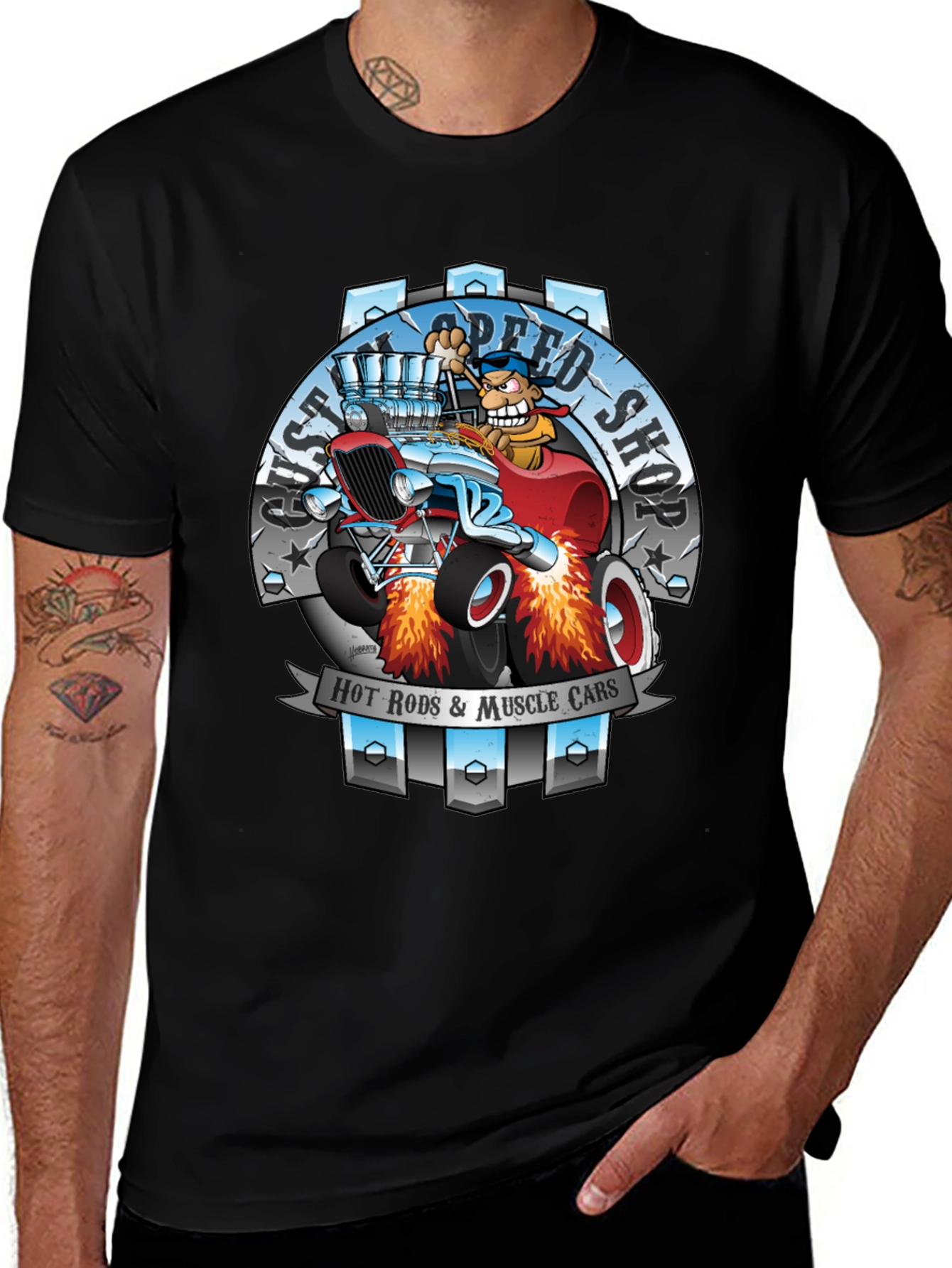 Hot Rods & Muscle Cars Graphic T-Shirt