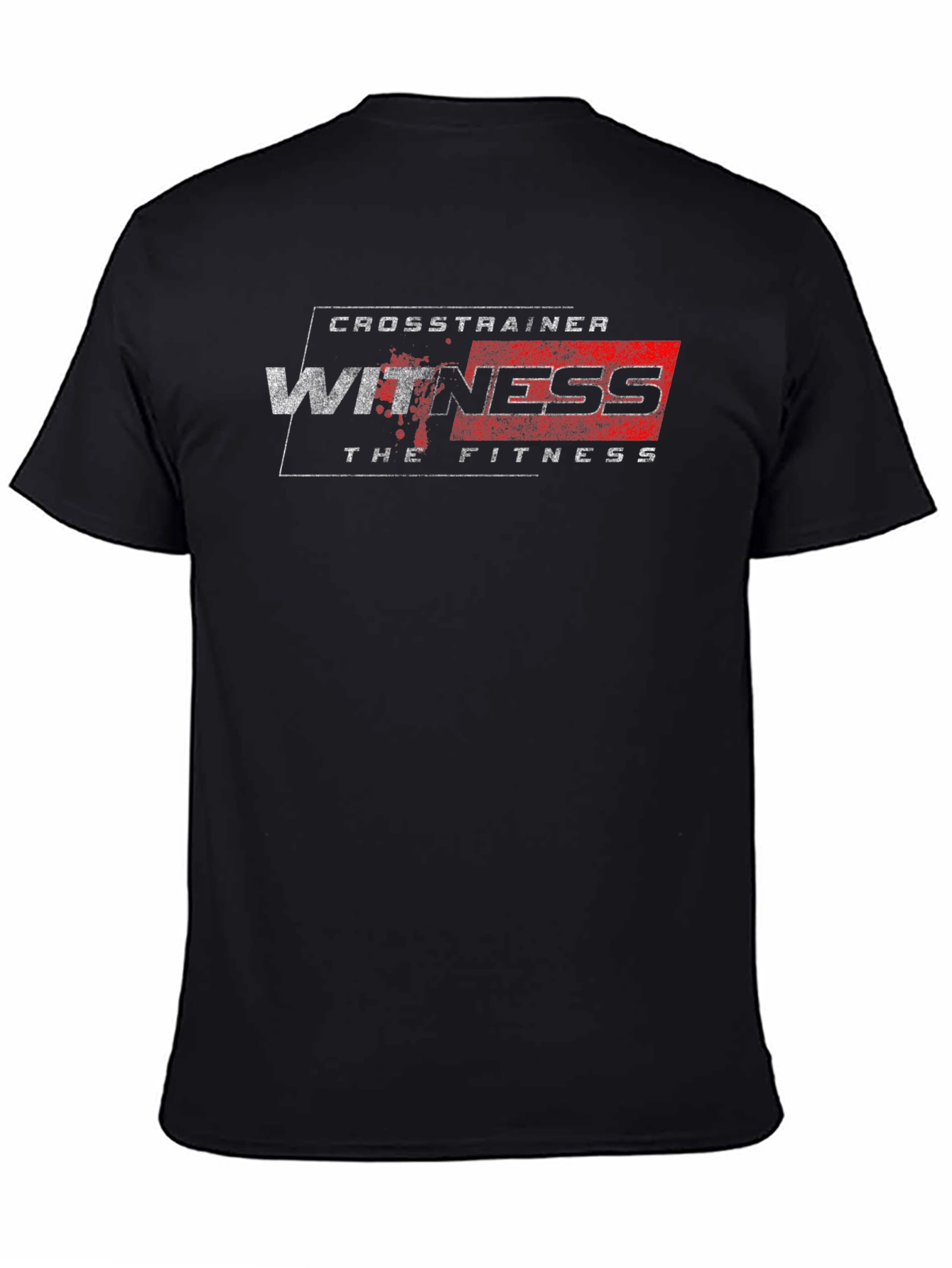 CrossTrainer Witness Fitness Black T-Shirt