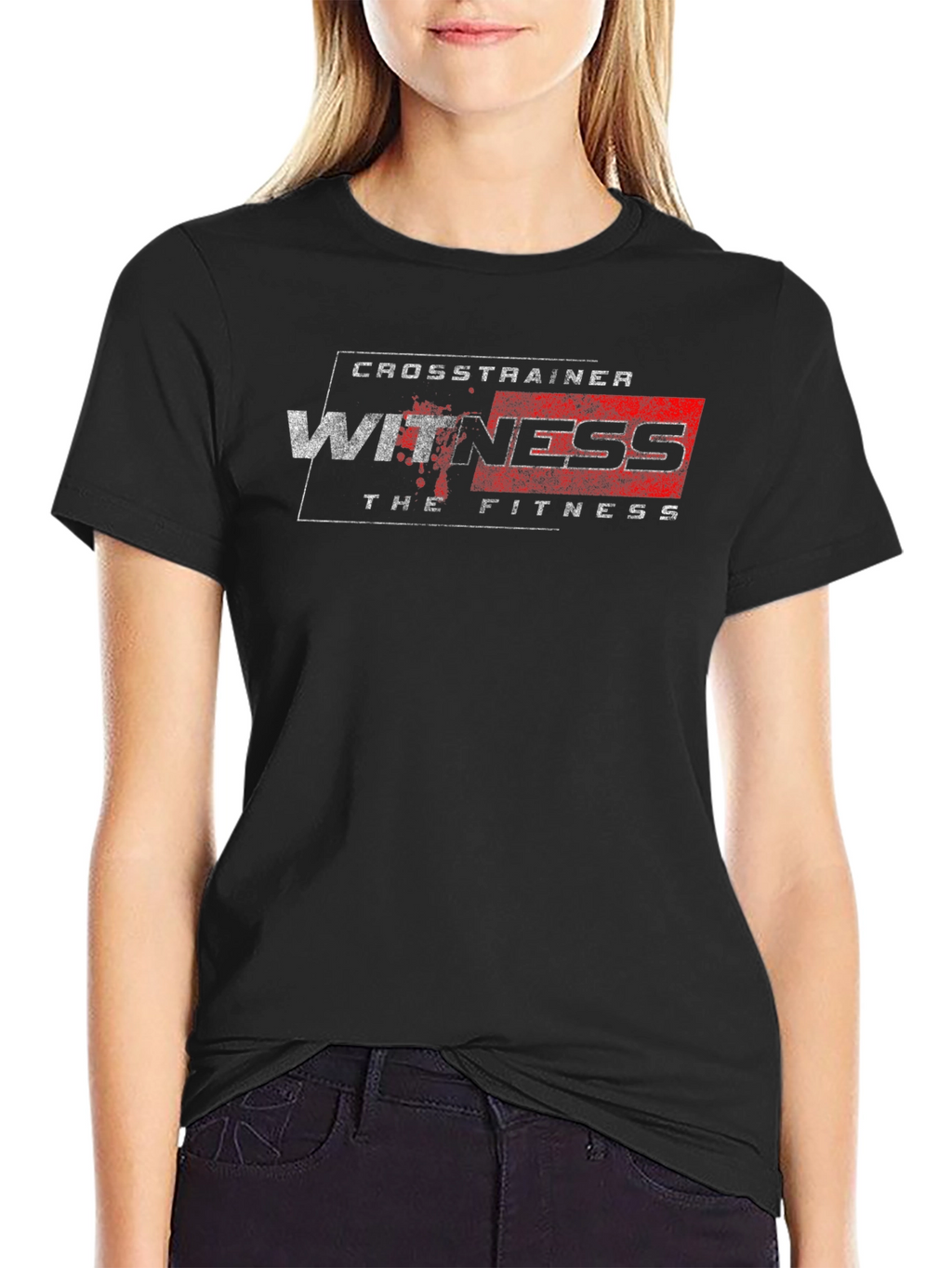 CrossTrainer Witness Fitness Black T-Shirt