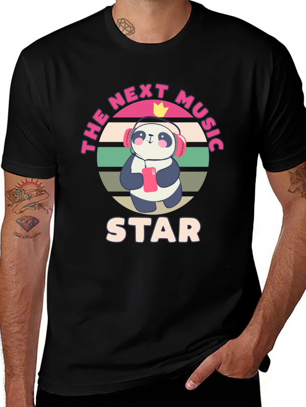 The Next Music Star Panda T-Shirt