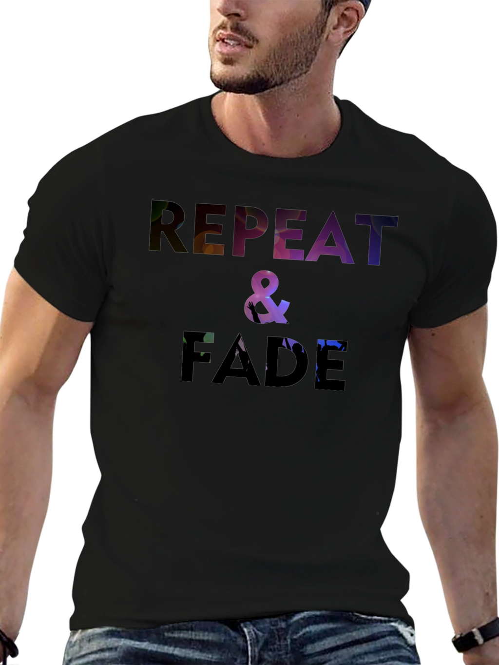 Repeat & Fade Graphic T-Shirt