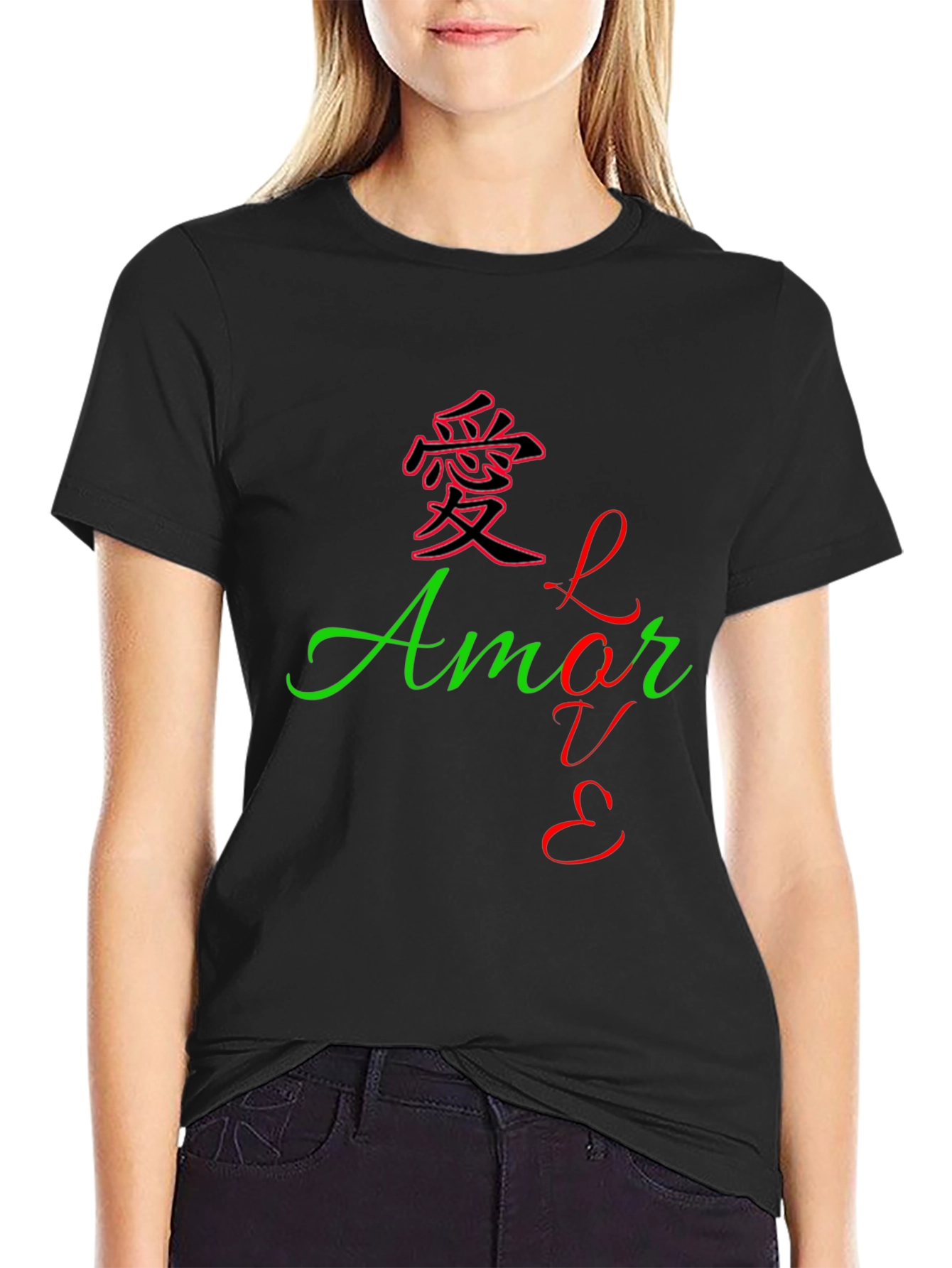 Love in Different Languages Graphic T-Shirt