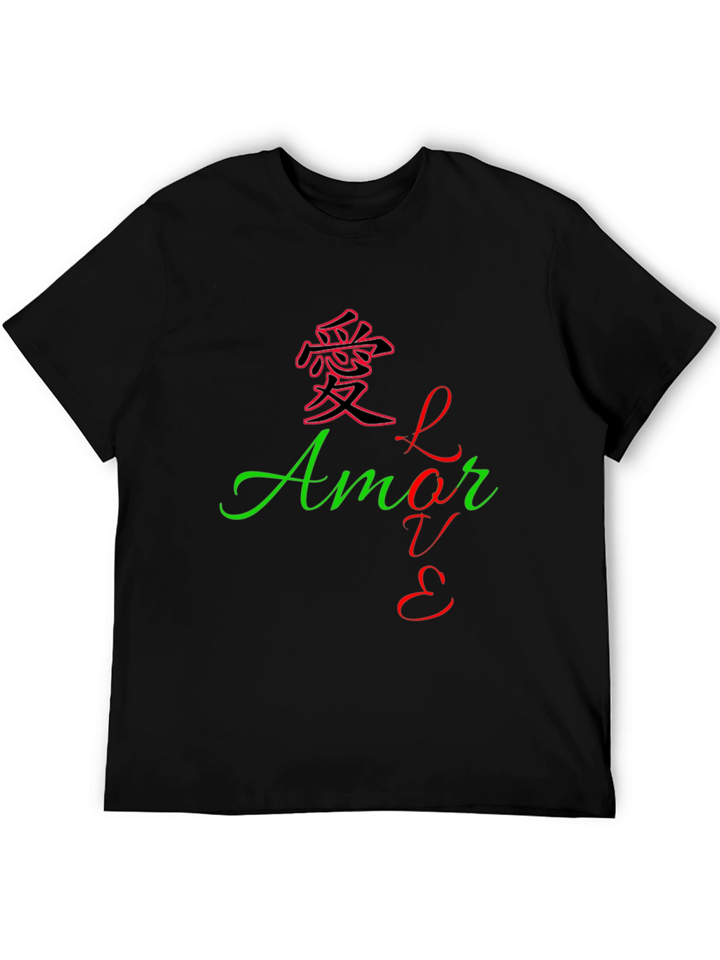 Love in Different Languages Graphic T-Shirt