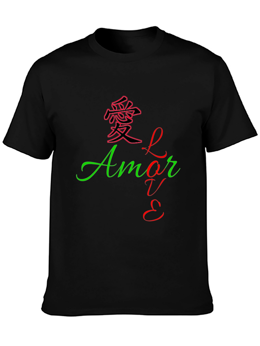 Love in Different Languages Graphic T-Shirt
