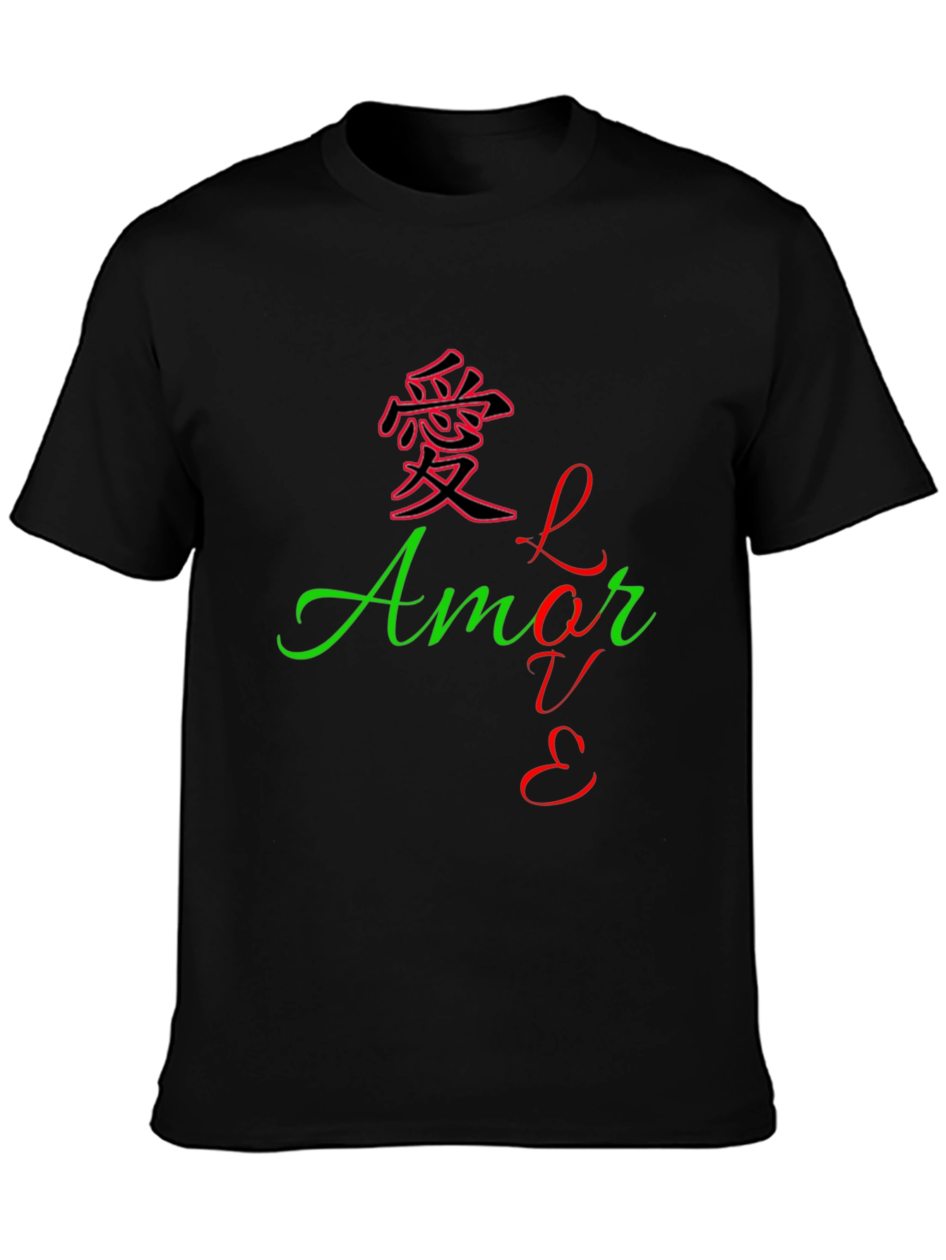 Love in Different Languages Graphic T-Shirt