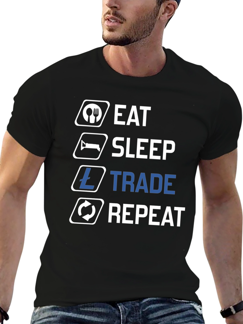 Eat Sleep Trade Repeat T-Shirt