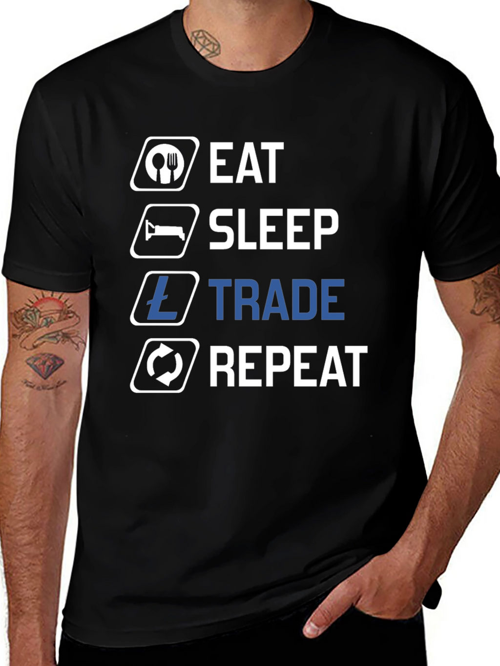 Eat Sleep Trade Repeat T-Shirt